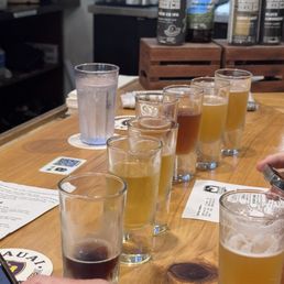 Beer flight! Beer flight!