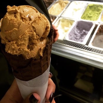 iScream - Burnt Caramel on a warm, chocolate waffle cone! - Ice Cream & Frozen Yogurt Near Me - Berkeley, California