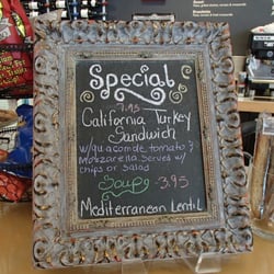 Books and Books Cafe at Museum of Art Fort Lauderdale - Blackboard daily special