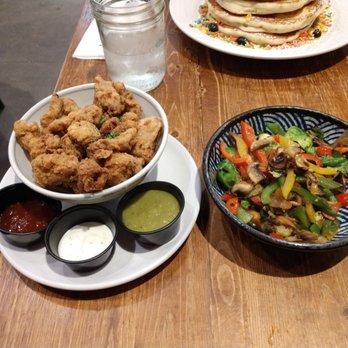 Scratch Kitchen - SCRATCH NUGGETS made from scratch & lightly breaded. Seasonal Veggies - brussel sprouts, bell peppers, onions and mushrooms. - Breakfast & Brunch Near Me - Honolulu, Hawaii Scratch Kitchen - SCRATCH NUGGETS made from scratch & lightly breaded. Seasonal Veggies - brussel sprouts, bell peppers, onions and mushrooms. - Breakfast & Brunch Near Me - Honolulu, Hawaii