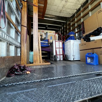 AB Moving Services - Fine job stacking things in the big truck - Movers Near Me - Los Angeles, California