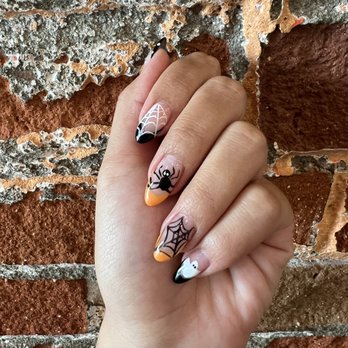 Red Polish - Halloween nails - Nail Salons Near Me - Los Angeles, California Red Polish - Halloween nails - Nail Salons Near Me - Los Angeles, California