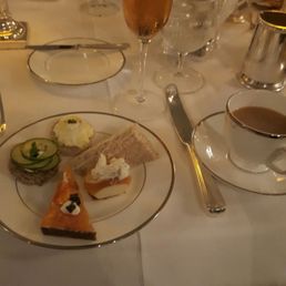 Tea, tea sandwiches, and bubbly rosé Tea, tea sandwiches, and bubbly rosé