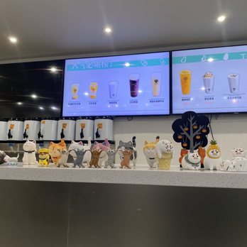 3Catea - Cat figurines! - Bubble Tea Near Me - Milpitas, California