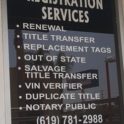 619 Registration Services - NO LONG LINES HERE!