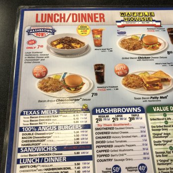 Waffle House - Half lunch menu 6/19. - American Near Me - Lonoke, Arkansas Waffle House - Half lunch menu 6/19. - American Near Me - Lonoke, Arkansas