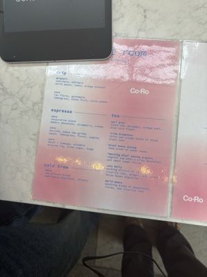 Menu photo 7 CoRo Coffee Room Berkeley, CA