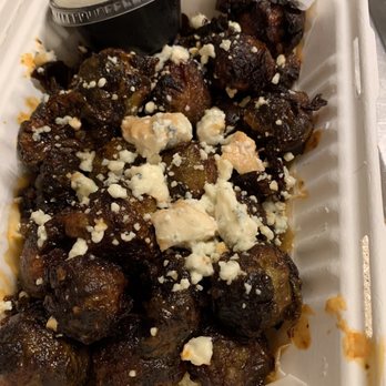 189 Burger - Buffalo Blue Cheese Brussels - heat bombs of deliciousness! - New American Near Me - East Aurora, New York