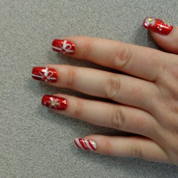 Allure Nails - Christmas nails by Susan. They look amazing as always! - Nail Salons Near Me - Scottsdale, Arizona Allure Nails - Christmas nails by Susan. They look amazing as always! - Nail Salons Near Me - Scottsdale, Arizona