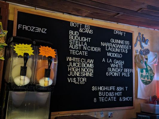 Menu photo 1 A Bar Brooklyn, NY