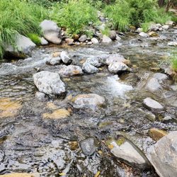 Junipine Resort - Creek nearby