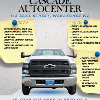 Cascade Chevrolet - Auto Repair Near Me - Wenatchee, Washington Cascade Chevrolet - Auto Repair Near Me - Wenatchee, Washington