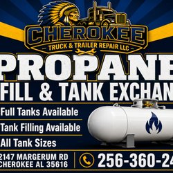 Cherokee Truck & Trailer Repair - We sell propane