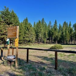 LaPine State Park - August 27, 2025 - Large fenced pet area.