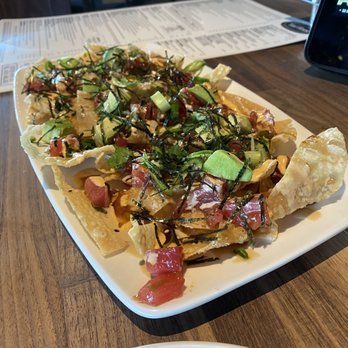 Yard House - ahi poke nachos - $14.99 - New American Near Me - San Jose, California Yard House - ahi poke nachos - $14.99 - New American Near Me - San Jose, California