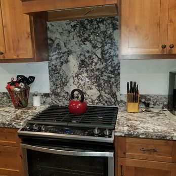 Cook Custom Cabinetry - Granite with my beautiful new Knotty Alder Cabinetry!!! - Cabinetry Near Me - Diamond Springs, California