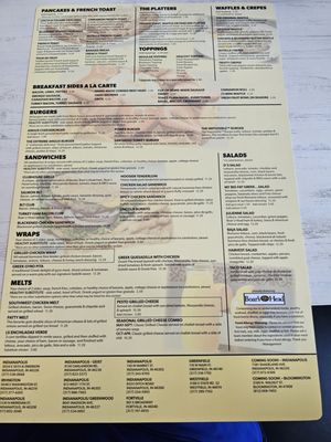 Menu photo 4 Lincoln Square Pancake House Indianapolis, IN
