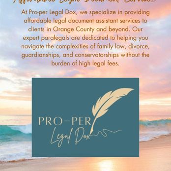 Pro-Per Legal Dox - Legal Services Near Me - Ladera Ranch, California Pro-Per Legal Dox - Legal Services Near Me - Ladera Ranch, California