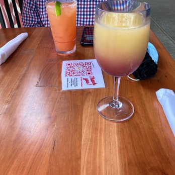 Ruby Sunshine Charlotte Southend - Margarita (back) and mimosa (front) - Breakfast & Brunch Near Me - Charlotte, North Carolina Ruby Sunshine Charlotte Southend - Margarita (back) and mimosa (front) - Breakfast & Brunch Near Me - Charlotte, North Carolina