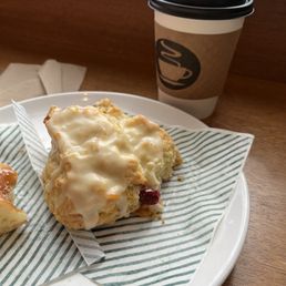 Orange cranberry scone.