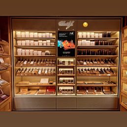 a display of chocolates and pastries