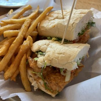 Grafton Oyster Bar - Shrimp voodoo po boy - Cajun/Creole Near Me - Grafton, Illinois Grafton Oyster Bar - Shrimp voodoo po boy - Cajun/Creole Near Me - Grafton, Illinois