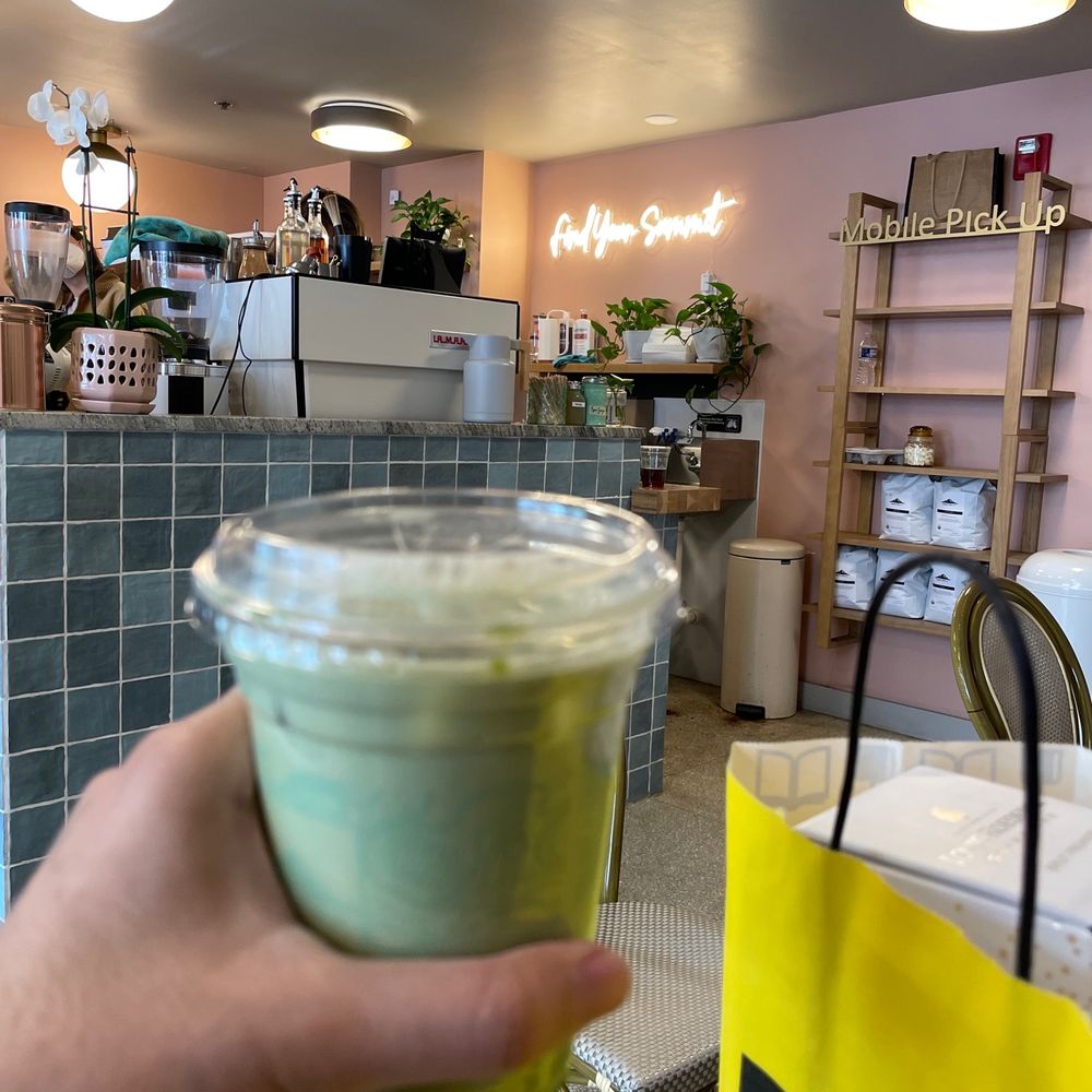 Summit Coffee - Matcha latte with oat milk - Coffee & Tea Near Me - Asheville, North Carolina Summit Coffee - Matcha latte with oat milk - Coffee & Tea Near Me - Asheville, North Carolina
