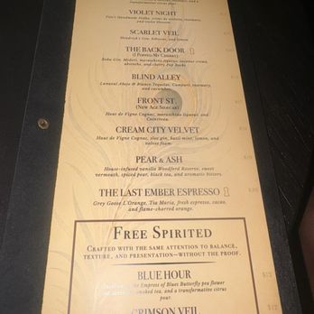 The Back Door - Menu - Speakeasies Near Me - Milwaukee, Wisconsin The Back Door - Menu - Speakeasies Near Me - Milwaukee, Wisconsin