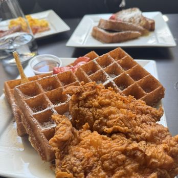 & Waffles - Cajun chicken and waffles. - Breakfast & Brunch Near Me - Long Beach, California & Waffles - Cajun chicken and waffles. - Breakfast & Brunch Near Me - Long Beach, California