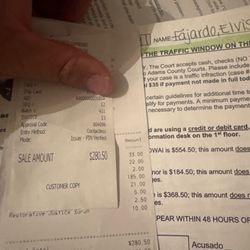 Shazam Kianpour & Associates, PC - Receipts