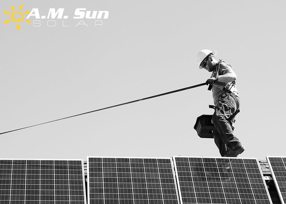 Slide of AM Sun Solar & Roofing