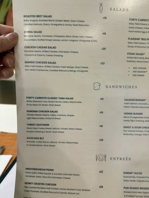 Menu photo 2 Forty Carrots New York, NY