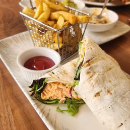 Salmon wrap Salmon wrap