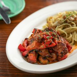 Our delicious Spaguetti and Italian Sausage