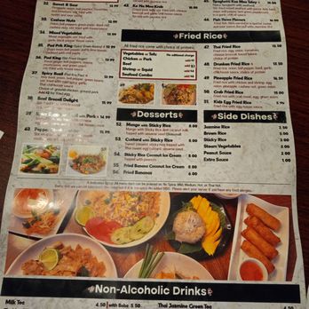 Pad Thai Cafe - Menu continued - Thai Near Me - Glendale, Arizona
