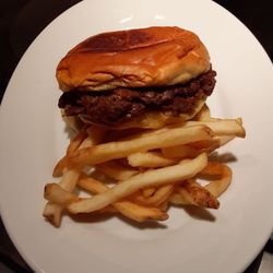 Parlour Food Truck - Parlour burger with fries.