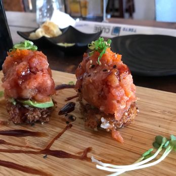 Tokyo Cube - Spicy Tuna Crispy Rice - Japanese Near Me - Los Angeles, California Tokyo Cube - Spicy Tuna Crispy Rice - Japanese Near Me - Los Angeles, California