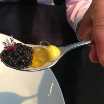 Alinea - First bite...yum - New American Near Me - Chicago, Illinois