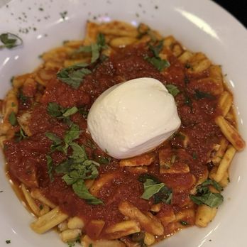 Trovato's Due - Cavatelli pasta in a ragu sauce with burrata - Italian Near Me - Oakland, New Jersey Trovato's Due - Cavatelli pasta in a ragu sauce with burrata - Italian Near Me - Oakland, New Jersey