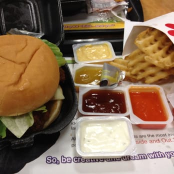 Chick-fil-A - my Spicy chicken sandwich with fries. - Fast Food Near Me - Cerritos, California