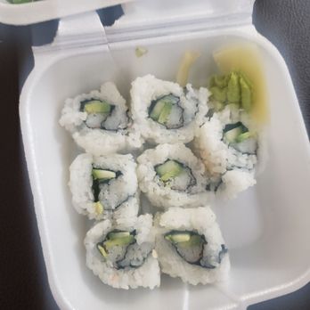Rock N Roll Sushi - California roll with very little crabmeat and very little avocado - Sushi Bars Near Me - Memphis, Tennessee Rock N Roll Sushi - California roll with very little crabmeat and very little avocado - Sushi Bars Near Me - Memphis, Tennessee