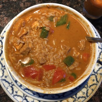 Thai Paradise - Red curry with tofu and brown rice - Thai Near Me - Athens, Ohio