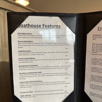 Boathouse Restaurant - Features of the day - Seafood Near Me - Winona Lake, Indiana Boathouse Restaurant - Features of the day - Seafood Near Me - Winona Lake, Indiana