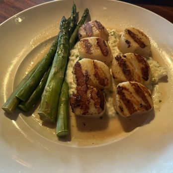 Seasons 52 - Caramelized Grilled Sea Scallops - New American Near Me - Costa Mesa, California Seasons 52 - Caramelized Grilled Sea Scallops - New American Near Me - Costa Mesa, California