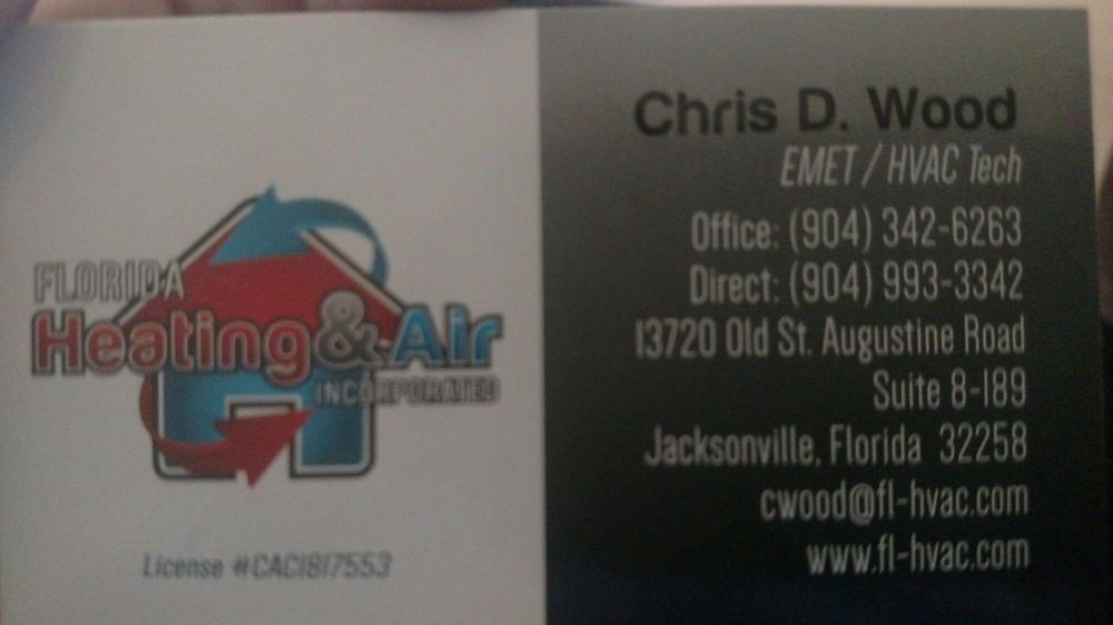 FLORIDA HEATING & AIR Updated June 2024 13720 Old St Augustine Rd