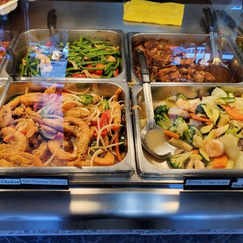 Fusion Bowl - a variety of food in a buffet - Chinese Near Me - Pasadena, California