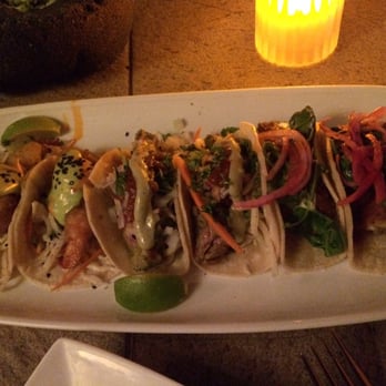 Olé - Street food trio - Tacos Baja, Taco Coliflor, Taco Cancun - Mexican Near Me - Cambridge, Massachusetts