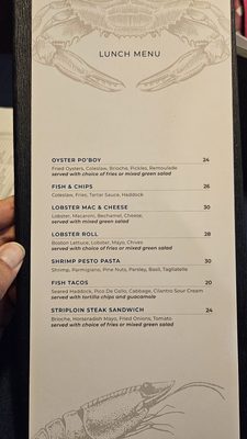 Menu photo 7 Diana's Oyster Bar And Grill Markham, ON