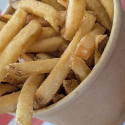 I get cold just looking at these popsicles, I mean French fries.