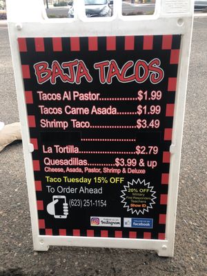 Menu photo 7 Baja Tacos El Mirage, AZ Menu photo 7 Baja Tacos El Mirage, AZ